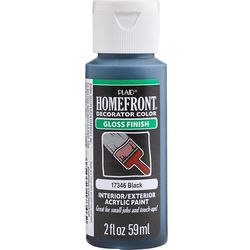 Homefront Gloss Black Hobby Paint 2 oz