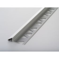 PROVA 0.443 in. H X 1.52 in. W X 96 in. L Satin Clear Aluminum Tile Reducer