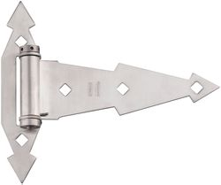 National Hardware 7 in. W X 7 in. L Stainless Steel Stainless Steel Ornamental T Hinge 1 pk