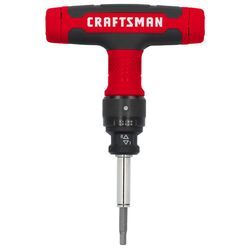 CRAFTSMAN Speeddrive Ratcheting T-Handle Driver and Bit Set 15 pc