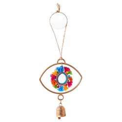 Matr Boomie Nandini Multi-color Iron 1 in. Eye Bell Chimes