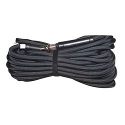 Work Hose 50 ft. L X 1/4 in. D Flexible EPDM Rubber Air Hose 400 psi Black