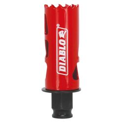 Diablo Snap-Lock Plus 1-1/8 in. Bi-Metal 2-3/8 in. L Hole Saw Arbor Included