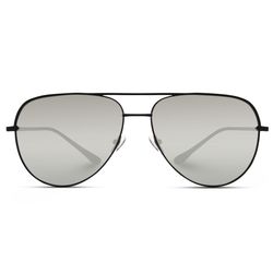 WearMe Pro Sunglasses Black Frame Silver Lens