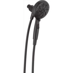 Delta Matte Black Plastic 6 settings Handheld Showerhead 1.75 gpm