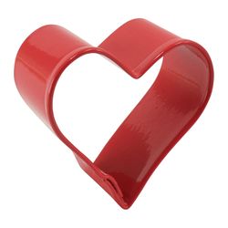 R&M International Corp 2 in. W X 2 in. L Mini Heart Cookie Cutter Red 1 pc