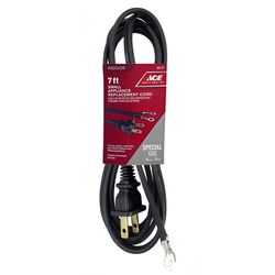Ace 16/2 HPN 125 V 7 ft. L Appliance Cord