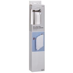 Oakbrook Collection Polish Chrome Towel Bar 18 in. L Zinc