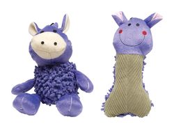 Boss Pet Digger's For Dog Multicolored Plush Shaggy Dog Toy Large 1 pk
