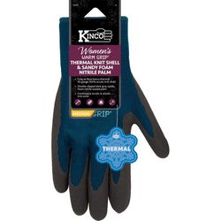 Kinco Warm Grip L Latex Coated Thermal Gray Dipped Gloves