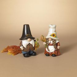 Gerson Resin Harvest Gnome Fall Decor