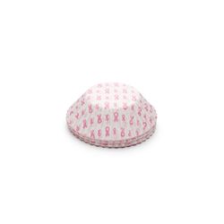 Fox Run white & pink Paper Baking cup