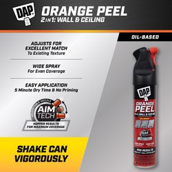 DAP White Oil-Based Orange Peel Spray Texture 25 oz