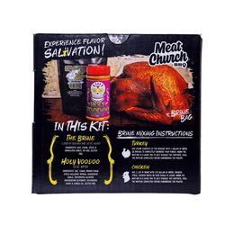 Meat Church Holy Voodoo & Bird Baptism Brine and Turkey Rub Kit 33 oz