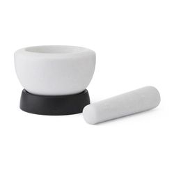 Chef'n White/Gray Silicone Mortar and Pestle