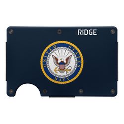 Ridge Small Anodized Aluminum Wallet
