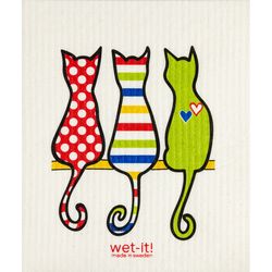 wet-it! Fiber Blend Super Absorbent Cloths 6.75 in. W X 8 in. L 1 pk