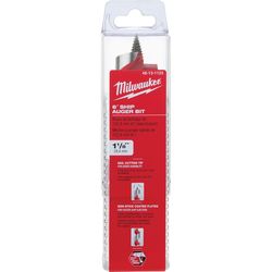 Milwaukee 1-1/8 in. D X 6 in. L Ship Auger Bit Hardened Steel 1 pc