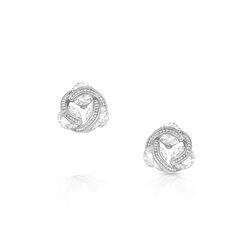 Montana Silversmiths Women's Holding on to Starlight Silver Earrings Water Resistant