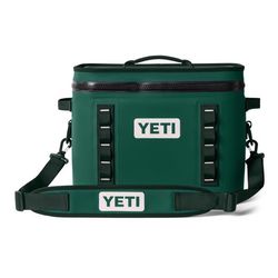 YETI Hopper Flip 18 Black Forest Green 18 qt Soft Sided Cooler