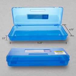 Bazic Products 2.56 in. H X 13.43 in. W X 5.32 in. D Ruler Box Assorted