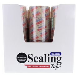 Bazic Products 1.88 in. W X 54.6 yd L Sealing Tape