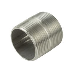 BK Products Proline 3/8 in. MIP in. X 3/8 in. D MIP Stainless Steel 4 in. L Close Nipple