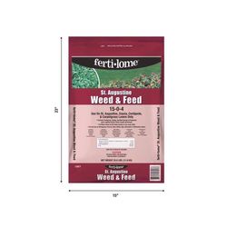 Ferti-lome Weed & Feed Lawn Fertilizer For St. Augustine Grass 4000 sq ft