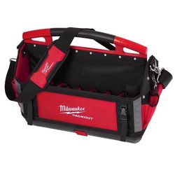 Milwaukee Packout Ballistic Polyester 20 Tool Tote 32 pocket Black/Red 1 pc