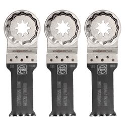 Fein StarlockPlus 1-1/8 in. S X 1-1/8 in. L Bi-Metal E-Cut Universal Saw Blade 3 pk