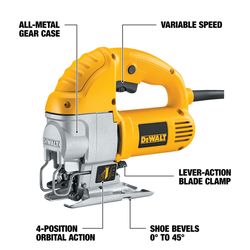 DeWalt 5.5 amps Corded Orbital Jig Saw Tool Only