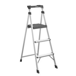 Cosco Lite Solutions 5 ft. H Aluminum Step Ladder Type II 225 lb. cap.