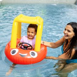 Little Tikes PoolCandy Red/Yellow PVC/Vinyl Inflatable Baby Boat Pool Float