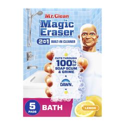 Mr. Clean Magic Eraser Non-Scratch Cleaning Pad For All Purpose 4.6 in. L 5 pk