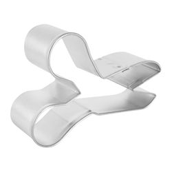 R&M International Corp 3 in. W X 4 in. L Scissors Cookie Cutter Silver 1 pc