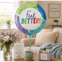 Anagram Balloons Feel Better Collage Foil Balloon 1 pk