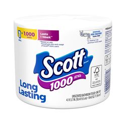 Scott Toilet Paper 1 Rolls 1000 sheet 104.8 sq ft
