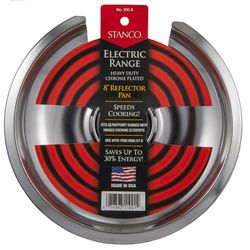 Stanco Chrome Plated Reflector Pan 8 in. W