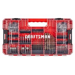 CRAFTSMAN Assorted Drill and Driver Bit Set Steel 140 pc