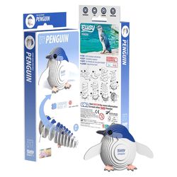 Safari Ltd. Eugy Penguin 3D Puzzle Blue/White