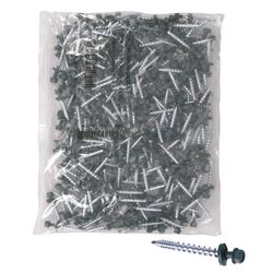 HILLMAN Power Pro No. 10 Ga. X 1.5 in. L Hex Drive Washer Head Coarse Roofing Screws