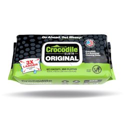 Crocodile Cloth Original Fiber Blend Cleaning Wipes 15 in. W X 10 in. L 100 pk