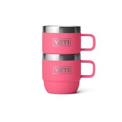 YETI Rambler 6 oz Tropical Pink BPA Free Insulated Tumbler Set