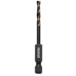 Irwin Turbomax 9/64 in. X 2-2/3 in. L Steel Impact Drill Bit Quick-Change Hex Shank 1 pc