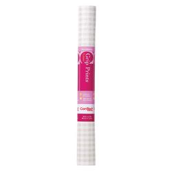 Con-Tact Grip Prints 4 ft. L X 18 in. W Khaki Plaid Non-Adhesive Shelf Liner