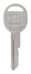 HILLMAN Traditional Key Automotive Key Blank Single For GM Silver