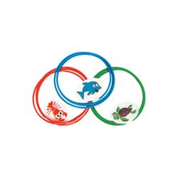 Water Sports Swim Thru Assorted Plastic Dive Rings