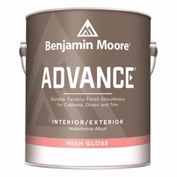Benjamin Moore Advance High-Gloss White Cabinet/Door/Trim Paint Exterior and Interior 1 gal