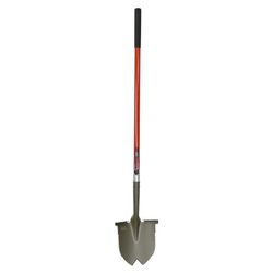 Radius Garden Root Slayer 56.75 in. Carbon Steel Round Garden Shovel Fiberglass Handle