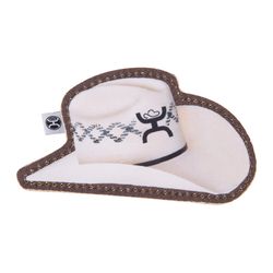Hooey For Dog Wool Cowboy Hat Pet Toy 1 pk